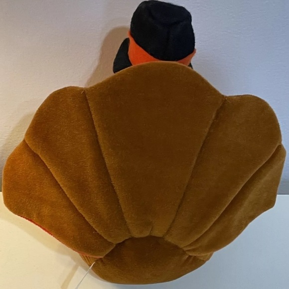 1994 VTG GIBSON GREETINGS THANKSGIVING TURKEY MR. GOBBLES PLUSH/STUFFED ANIMAL - Picture 3 of 4